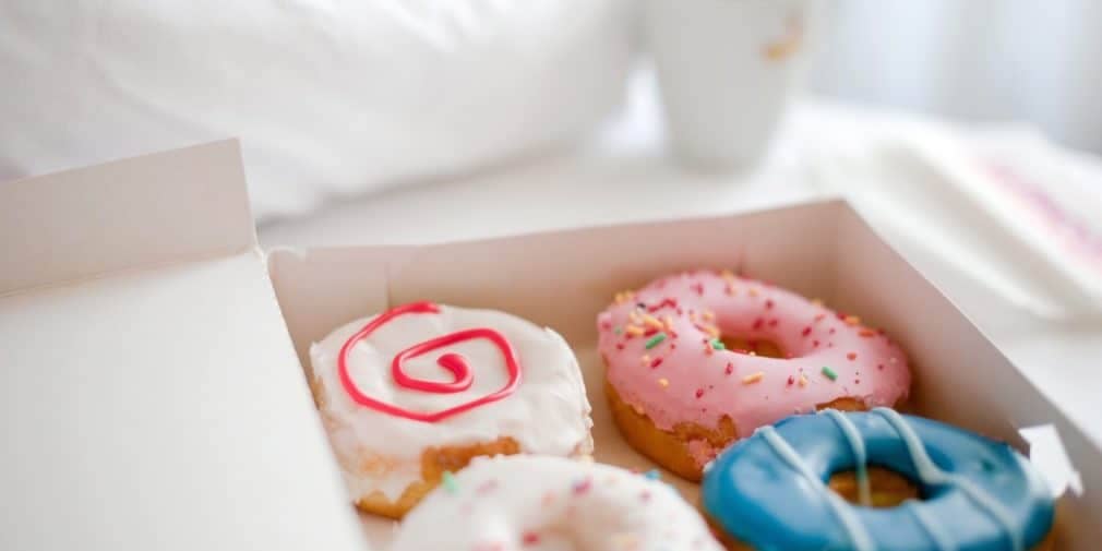 a box of donuts